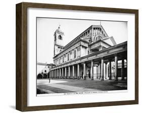 The Neo-Classical Cathedral of Novara, Designed by Alessandro Antonelli-null-Framed Giclee Print