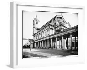 The Neo-Classical Cathedral of Novara, Designed by Alessandro Antonelli-null-Framed Giclee Print