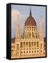 The Neo-Gothic Hungarian Parliament Building, Designed By Imre Steindl, Budapest, Hungary-Neale Clarke-Framed Stretched Canvas