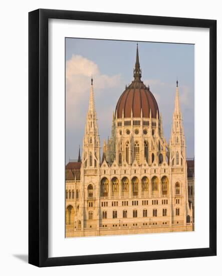 The Neo-Gothic Hungarian Parliament Building, Designed By Imre Steindl, Budapest, Hungary-Neale Clarke-Framed Photographic Print