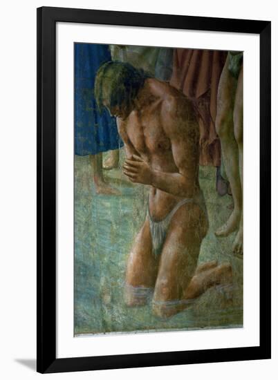 The neophyte, detail.-Masaccio-Framed Giclee Print