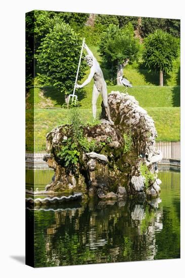 The Neptune Fountain, Boboli Gardens, Florence, UNESCO World Heritage Site, Tuscany, Italy, Europe-Nico Tondini-Stretched Canvas