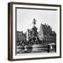 The Neptune Fountain, Nuremberg, Germany, C1900s-Wurthle & Sons-Framed Photographic Print