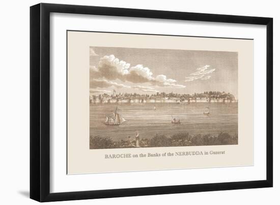 The Nerbudda in Guzerat-Baron De Montalemert-Framed Art Print