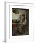 The Net Mender-Christian Krohg-Framed Premium Giclee Print