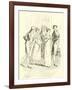 The Netherfield Party Entering the Ballroom-Hugh Thomson-Framed Giclee Print