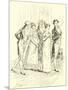 The Netherfield Party Entering the Ballroom-Hugh Thomson-Mounted Giclee Print