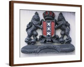 The Netherlands, Amsterdam, Ensign on Kromhout Museum-null-Framed Giclee Print