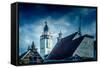 The Netherlands, Frisia, Harlingen, Harbour, Lighthouse-Ingo Boelter-Framed Stretched Canvas