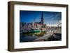 The Netherlands, Frisia, Harlingen, Harbour, Zuiderhaven-Ingo Boelter-Framed Photographic Print