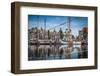 The Netherlands, Frisia, Harlingen, Harbour, Zuiderhaven-Ingo Boelter-Framed Photographic Print