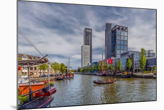 The Netherlands, Frisia, Leeuwarden, Harbour-Ingo Boelter-Mounted Photographic Print