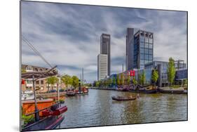 The Netherlands, Frisia, Leeuwarden, Harbour-Ingo Boelter-Mounted Photographic Print