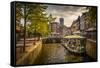 The Netherlands, Frisia, Leeuwarden, Harbour-Ingo Boelter-Framed Stretched Canvas
