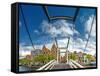 The Netherlands, Haarlem, Canal, Bridge, Drawbridge-Ingo Boelter-Framed Stretched Canvas