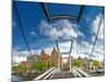 The Netherlands, Haarlem, Canal, Bridge, Drawbridge-Ingo Boelter-Mounted Photographic Print