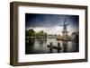 The Netherlands, Haarlem, Mill, Windmill, De Adriaan-Ingo Boelter-Framed Photographic Print