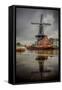 The Netherlands, Haarlem, Mill, Windmill, De Adriaan-Ingo Boelter-Framed Stretched Canvas