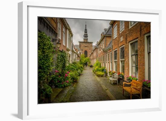 The Netherlands, Haarlem, Street, Lane-Ingo Boelter-Framed Photographic Print