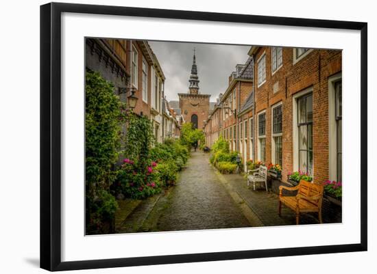 The Netherlands, Haarlem, Street, Lane-Ingo Boelter-Framed Photographic Print