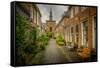 The Netherlands, Haarlem, Street, Lane-Ingo Boelter-Framed Stretched Canvas