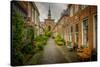 The Netherlands, Haarlem, Street, Lane-Ingo Boelter-Stretched Canvas