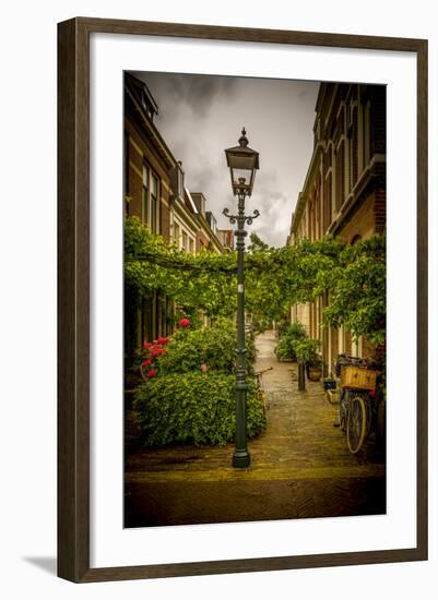 The Netherlands, Haarlem, Street, Lane-Ingo Boelter-Framed Photographic Print