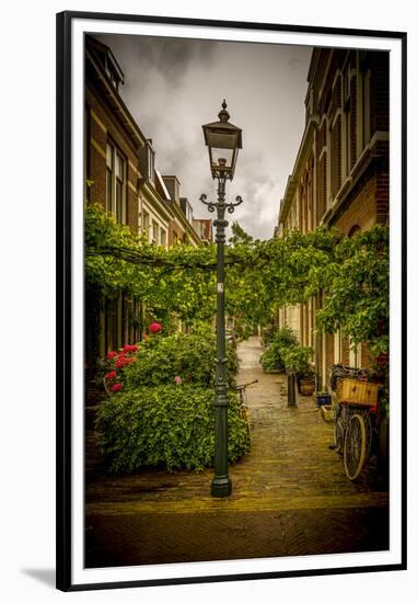 The Netherlands, Haarlem, Street, Lane-Ingo Boelter-Framed Premium Photographic Print