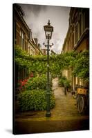 The Netherlands, Haarlem, Street, Lane-Ingo Boelter-Stretched Canvas