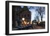 The Netherlands, Holland, Amsterdam, bicycle, handlebar, evening, light-olbor-Framed Photographic Print