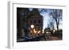 The Netherlands, Holland, Amsterdam, bicycle, handlebar, evening, light-olbor-Framed Photographic Print