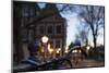 The Netherlands, Holland, Amsterdam, bicycle, handlebar, evening, light-olbor-Mounted Photographic Print