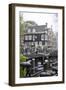 The Netherlands, Holland, Amsterdam, bicycle in canal-olbor-Framed Photographic Print