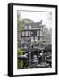 The Netherlands, Holland, Amsterdam, bicycle in canal-olbor-Framed Photographic Print