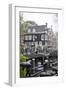 The Netherlands, Holland, Amsterdam, bicycle in canal-olbor-Framed Photographic Print