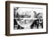 The Netherlands, Holland, Amsterdam, Dam, bursting bubble with reflexion-olbor-Framed Photographic Print