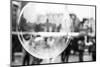 The Netherlands, Holland, Amsterdam, Dam, bursting bubble with reflexion-olbor-Mounted Photographic Print