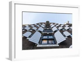 The Netherlands, Holland, Amsterdam, facade with shutters-olbor-Framed Photographic Print