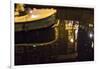 The Netherlands, Holland, Amsterdam, night, canal, boat-olbor-Framed Photographic Print