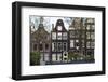 The Netherlands, Holland, Amsterdam, Prinsengracht, gable and garden-olbor-Framed Photographic Print