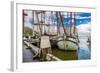 The Netherlands, Hoorn, Harbour, Sailing Ships-Ingo Boelter-Framed Photographic Print