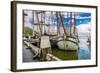 The Netherlands, Hoorn, Harbour, Sailing Ships-Ingo Boelter-Framed Photographic Print