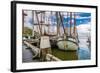 The Netherlands, Hoorn, Harbour, Sailing Ships-Ingo Boelter-Framed Photographic Print