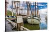 The Netherlands, Hoorn, Harbour, Sailing Ships-Ingo Boelter-Stretched Canvas