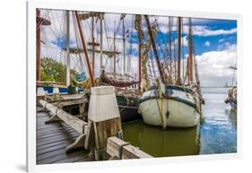 The Netherlands, Hoorn, Harbour, Sailing Ships-Ingo Boelter-Framed Photographic Print