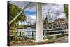 The Netherlands, Hoorn, Harbour, Tower, Hoofdtoren-Ingo Boelter-Stretched Canvas