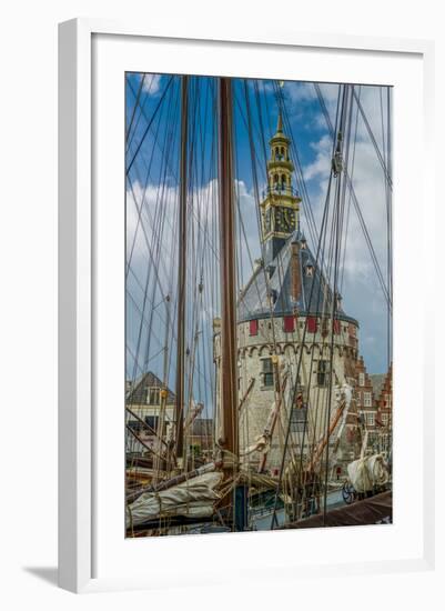 The Netherlands, Hoorn, Tower, Hoofdtoren-Ingo Boelter-Framed Photographic Print