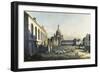 The Neue Markt in Dresden, 1747-1755-Canaletto-Framed Giclee Print