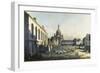 The Neue Markt in Dresden, 1747-1755-Canaletto-Framed Giclee Print