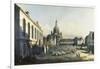 The Neue Markt in Dresden, 1747-1755-Canaletto-Framed Giclee Print